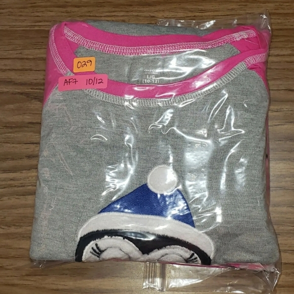 (029) Girls: 10/12- 2pc Fleece Pajama Set- AF7 - Picture 8 of 8